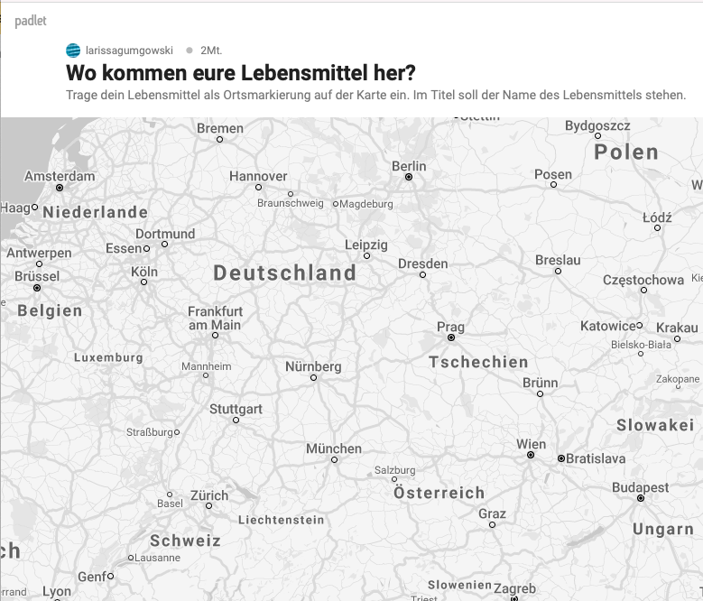 Eine digitale Karte von Deutschland